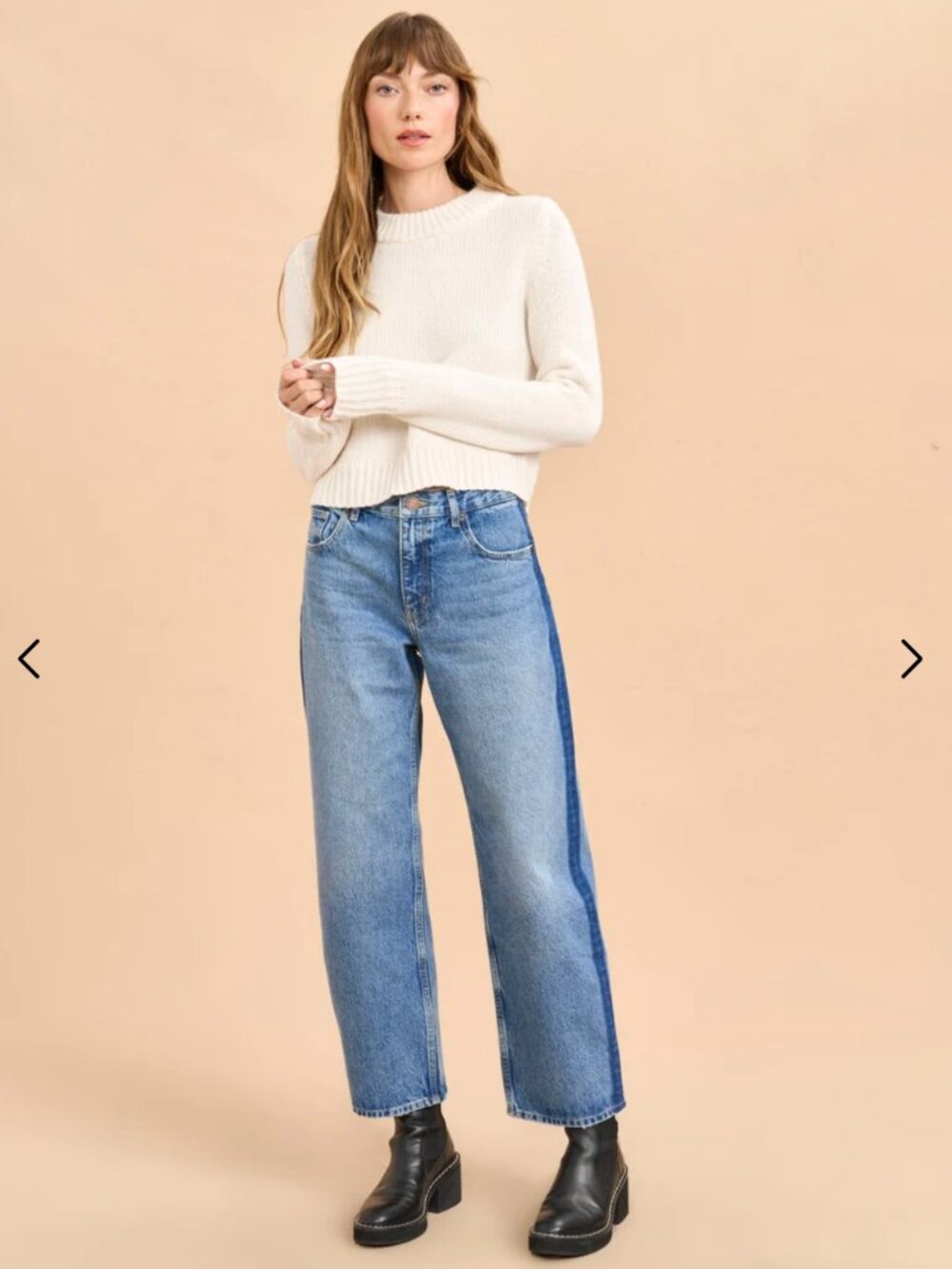 La Ligne Marilyn Mid-Rise Barrel Jean Size 24